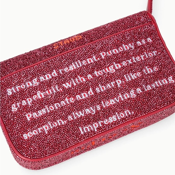 STAUD BEADED ZODIAC TOMMY BAG SCORPIO - Picture 6 of 8